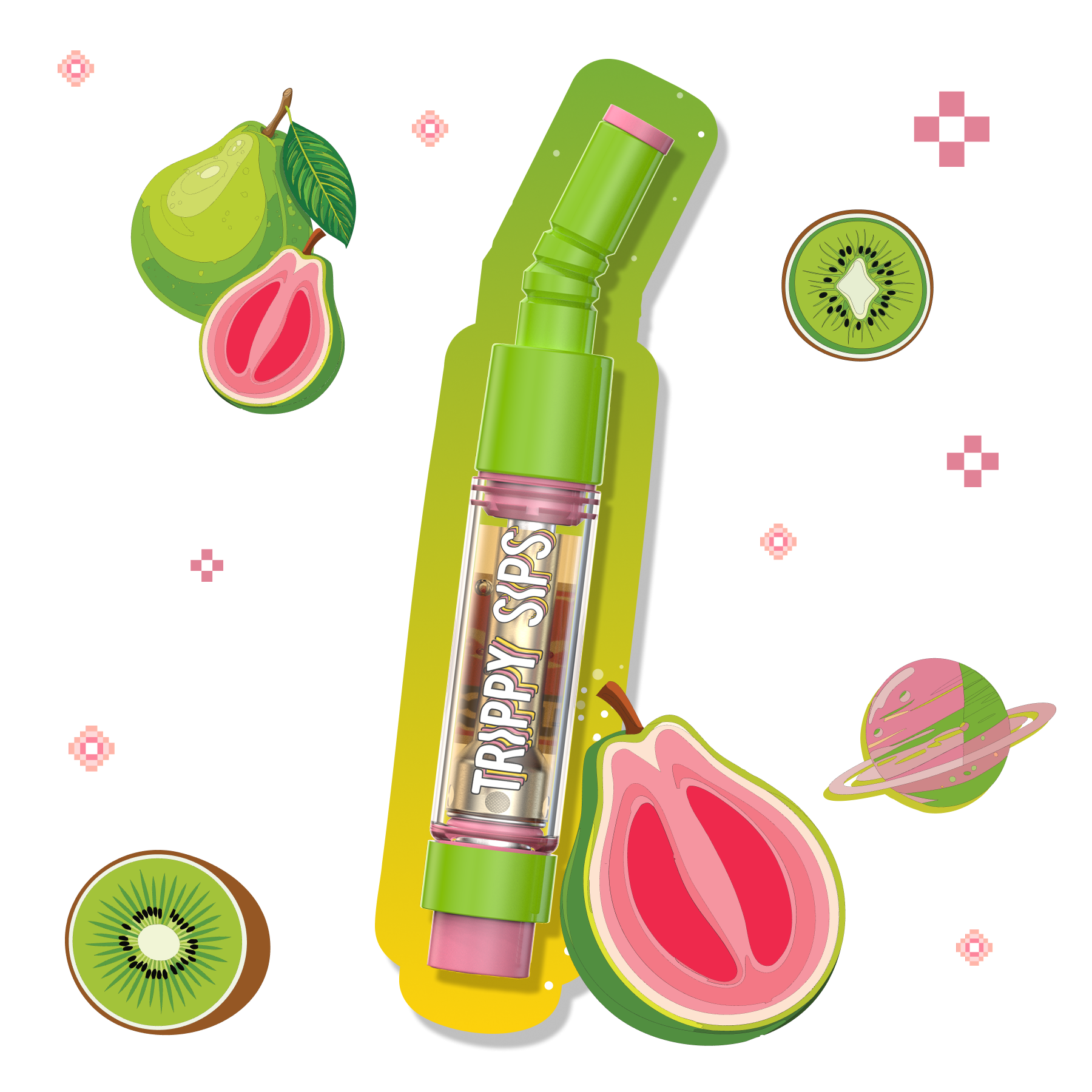 GUAVA KIWITOPIA LIQUID DIAMOND BLEND CARTRDIGE - 1 0.95